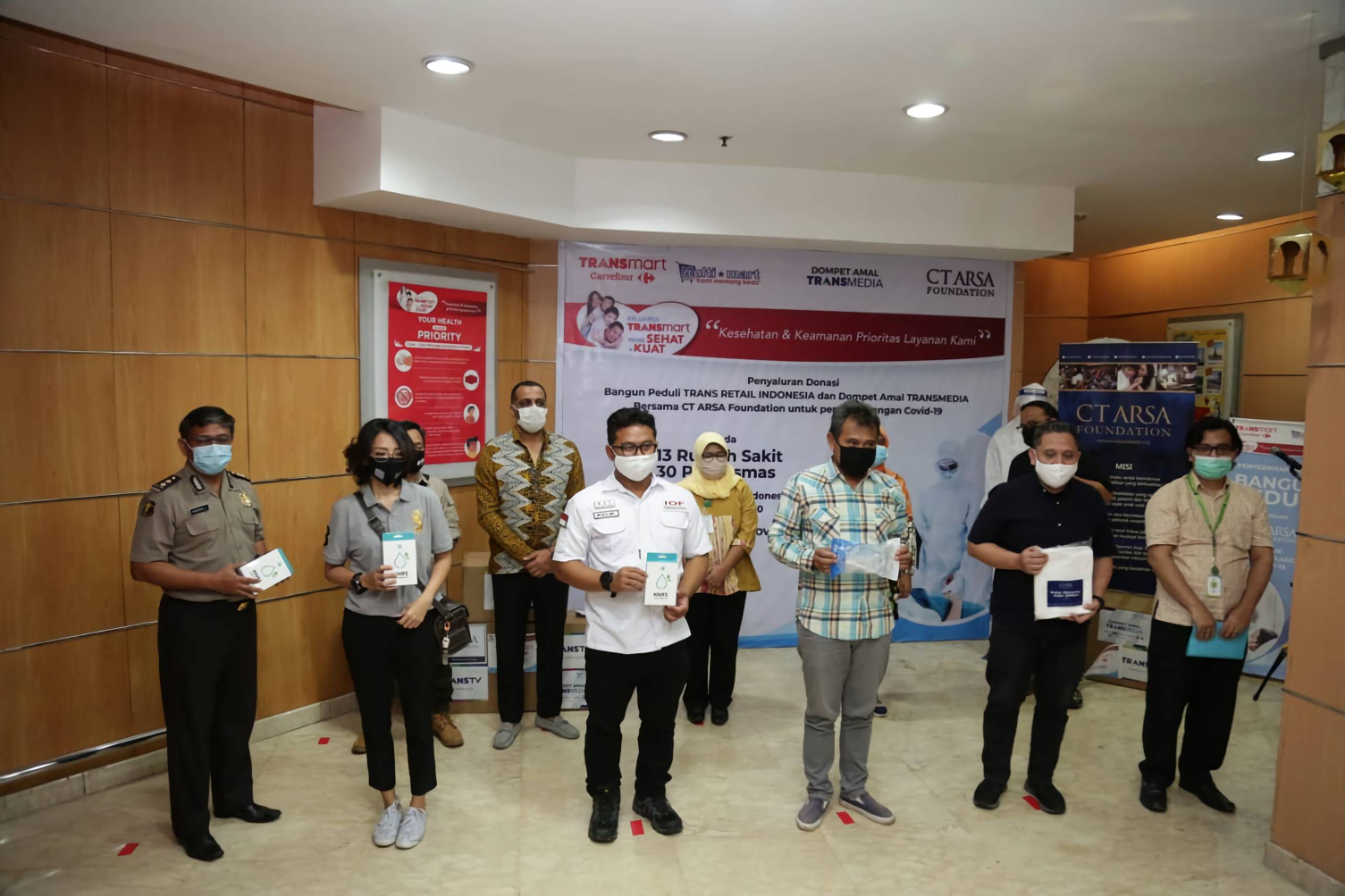 Bantu Pencegahan Pencegahan Covid 19,SCRC Distribusikan Donasi Perlengkapan Alat Medis
