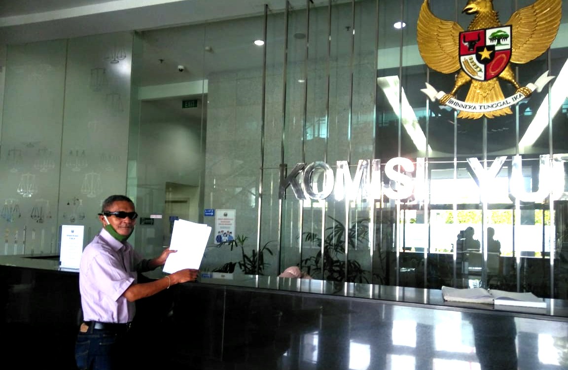 Mencari Keadilan, Abdul Gafur Laporkan PN Sorong ke KY Atas Dugaan Pelanggaran Kode Etik