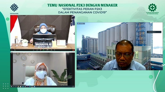 Menaker Minta P2K3 Ikut Bantu Pemerintah Kendalikan COVID-19