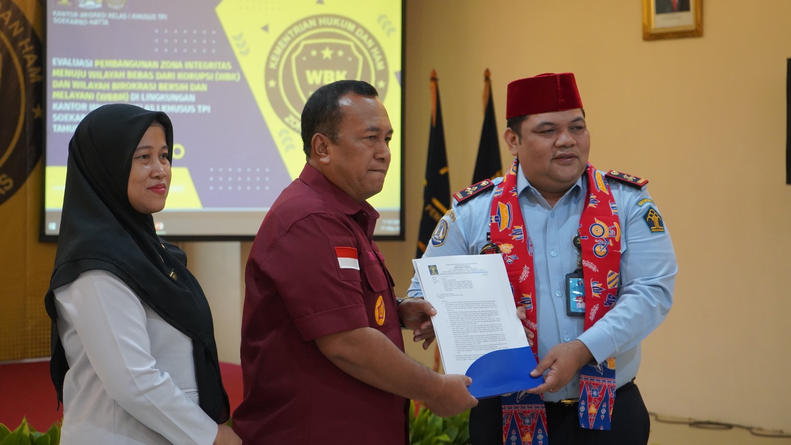 Kantor Imigrasi Soeta Evaluasi Penilaian Tahap WBBM