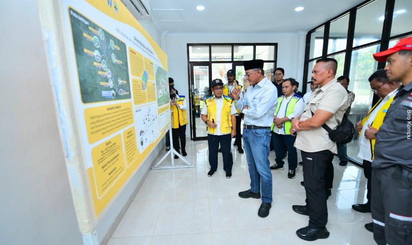 SPAM Regional Wosusokas di Wonogiri Ditinjau Menteri Dody
