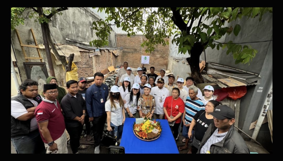 PULIH Rumah Letakkan Batu Pertama di Keluarga Paulus Tegal Alur