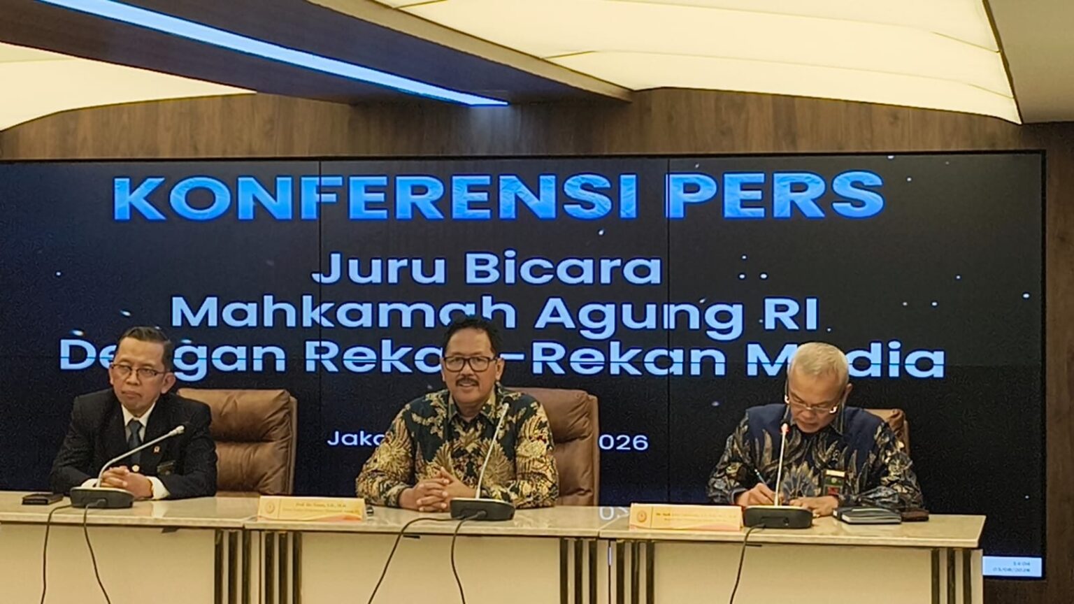 MA Klarifikasi Pernyataan KY Terkait Data Pelanggaran Etik Hakim