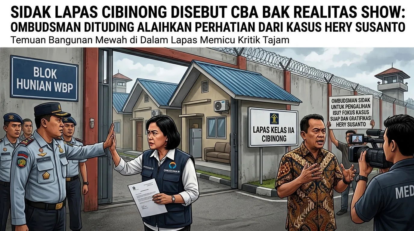 Temuan Rumah Kluster di Lapas Cibinong Memicu Kritik, Konsistensi Ombudsman Dipertanyakan